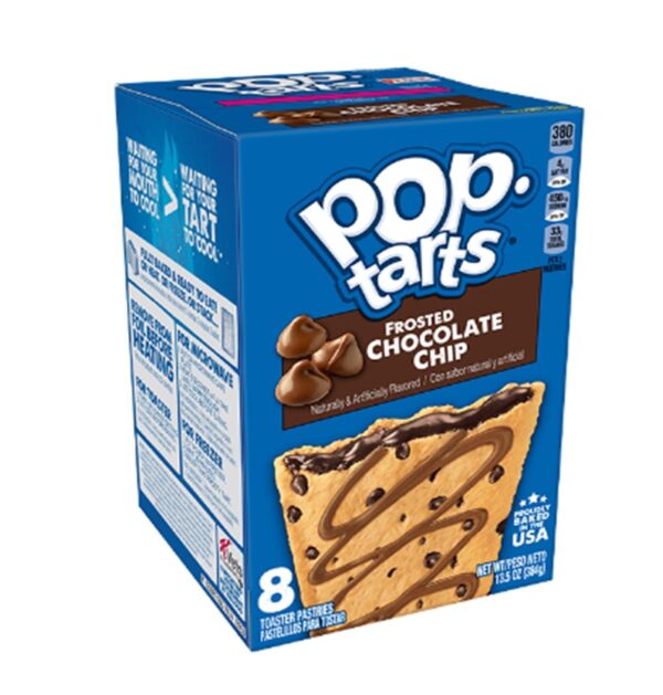 BB61-KELLOG'S POP TARTS FROSTED CHOCOLATE CHIP 384G - 2 PCs - Welcome